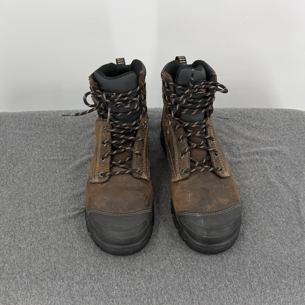 ARIAT Women's 8.5B Treadfast 6" Waterproof Steel Toe Safety Work Brown Boot - Picture 1 of 8